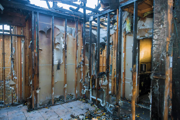 Professional Fire Damage Removal technician working in Olney, TX